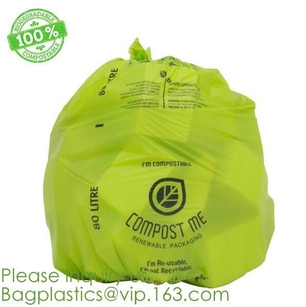Factory direct sale biodegradable compost bags with CE FDA certificate