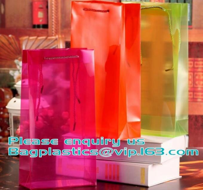 Cheap pp handle bag promotional gift shopping bag plastic pp tote bag