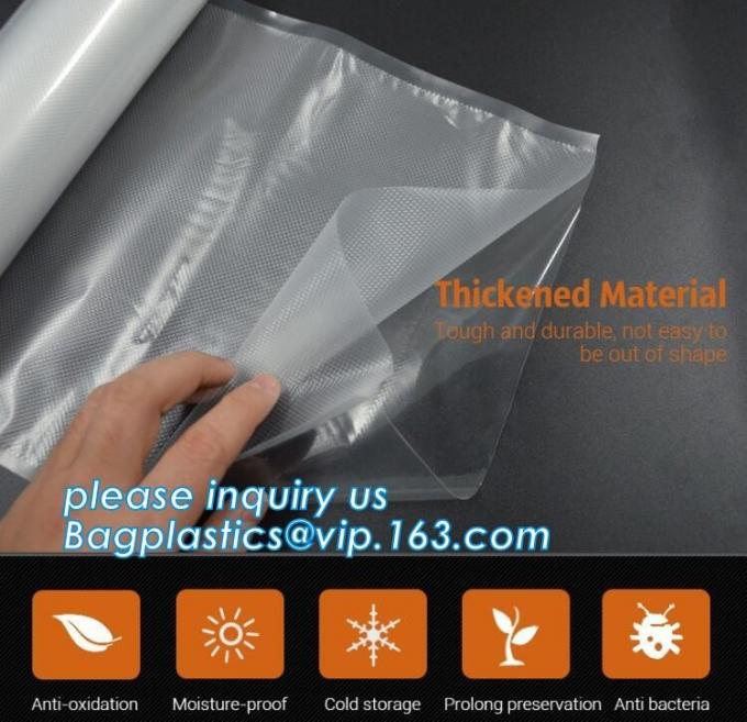 Embossing Resealable Vacuum Food Bags For Household Eco friendly