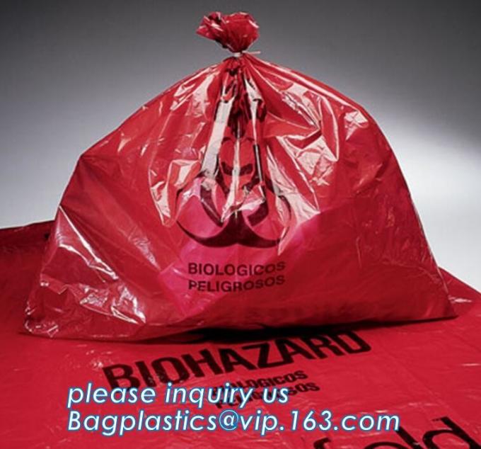Biohazard Specimen Bag Autoclavable Biohazard Bags, Customized