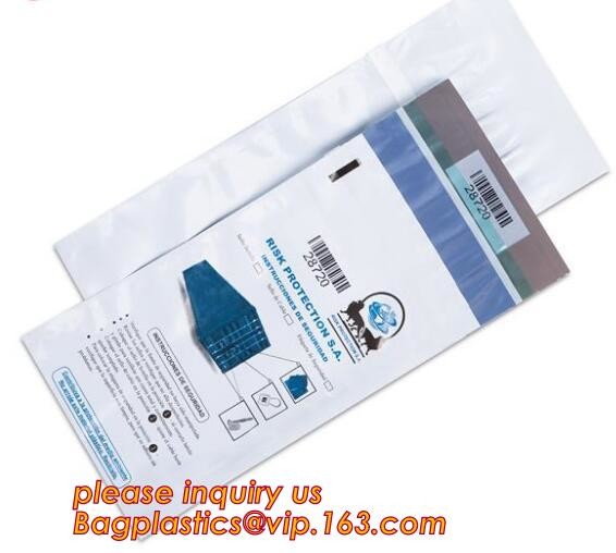 Bank Security Cash Bags/Coin Deposit Bags, Custom Large Clear Heavy