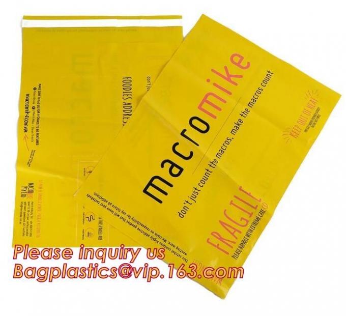 EN13432 100 Bio Degradable Mailing Bags Custom PLA PBAT Compostable