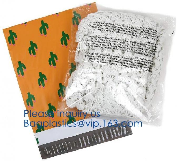 EN13432 100 Bio Degradable Mailing Bags Custom PLA PBAT Compostable