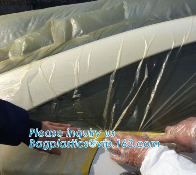 Tape plastic auto paint masking protection film for cars,painting