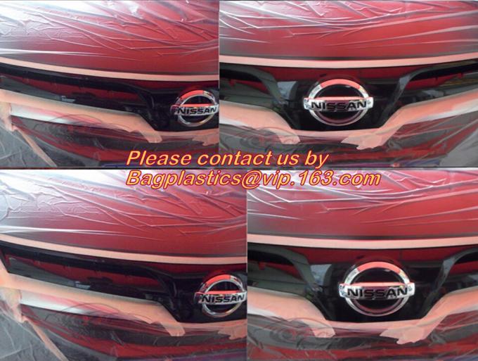 43.3 inch roll Plastic Pretaped Masking Film, Drop cloth, masker roll