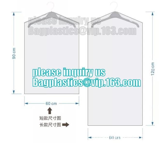Perforated Clear Plastic Garment cover on Roll,disposable plastic garment bags in dry cleaner