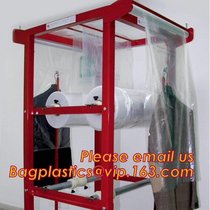 Perforated Clear Plastic Garment cover on Roll,disposable plastic