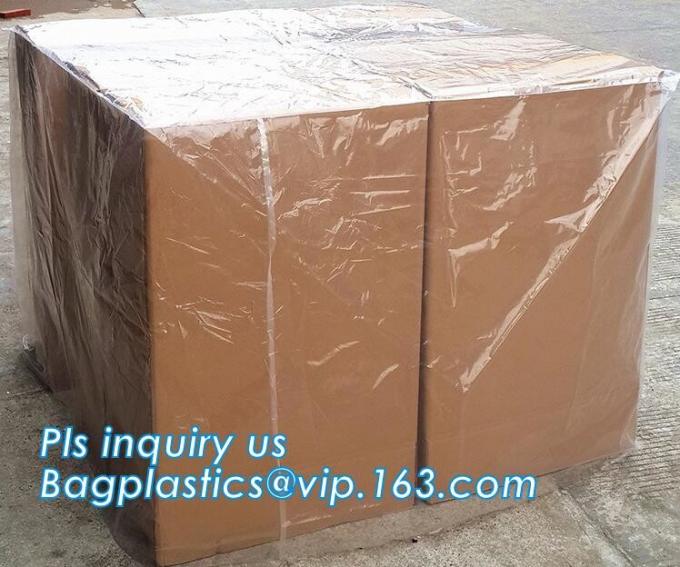 top covers clear plastic window covers printed pallet covers, Jumbo PE