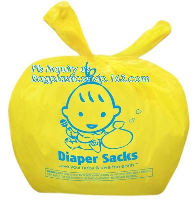 Nappy Sacks Baby Diaper Bags Scented Baby Nappy Sacks With Tie Hand